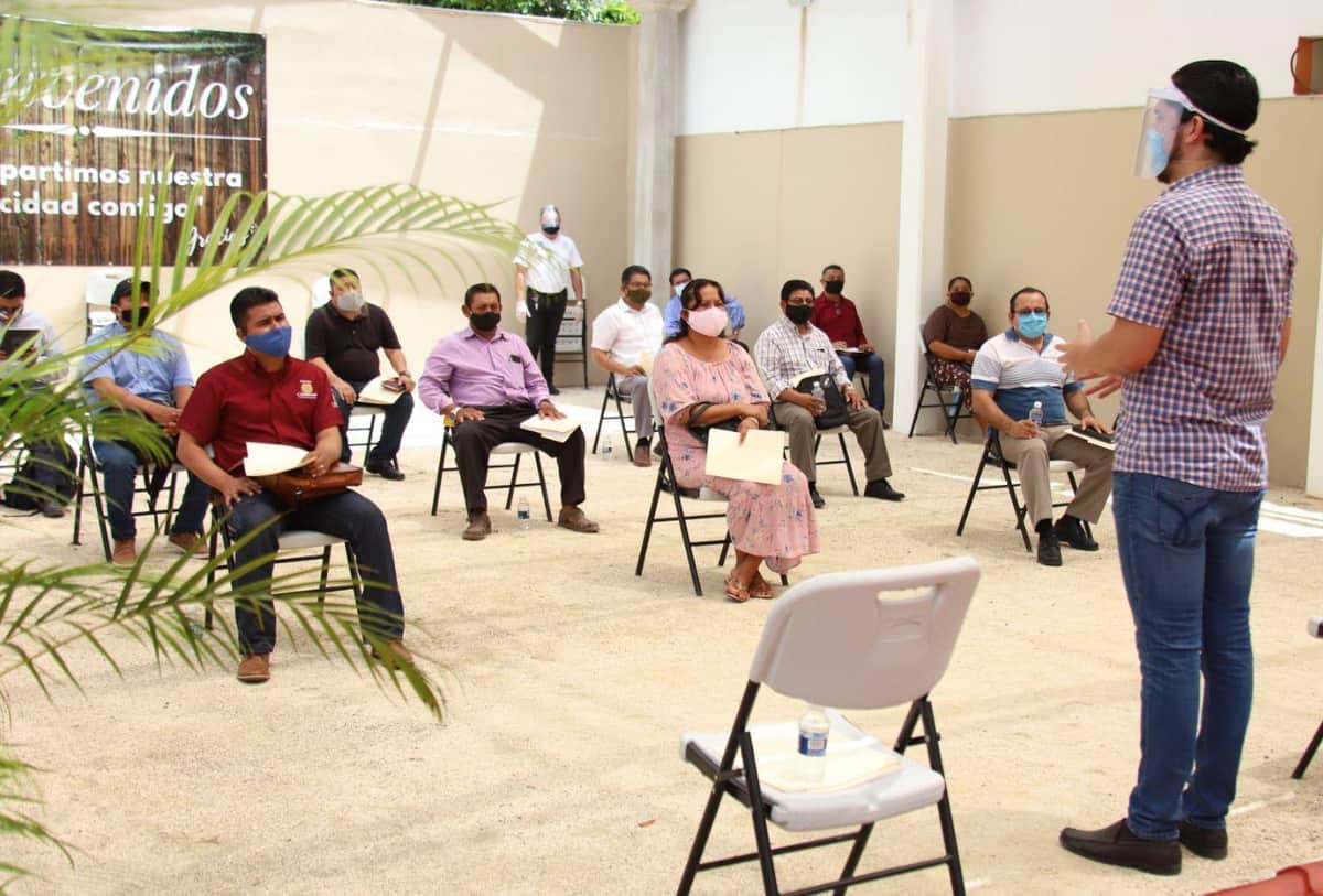 Presentan los protocolos sanitarios para los templos en Puerto Morelos