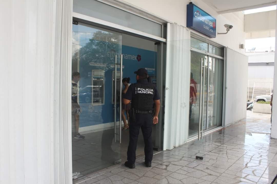 Refuerza Solidaridad la vigilancia en bancos en los días de pago