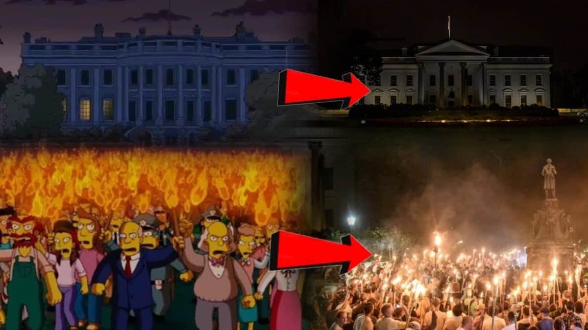 ¡Increíble! Los Simpson también predijeron el apagón en la Casa Blanca