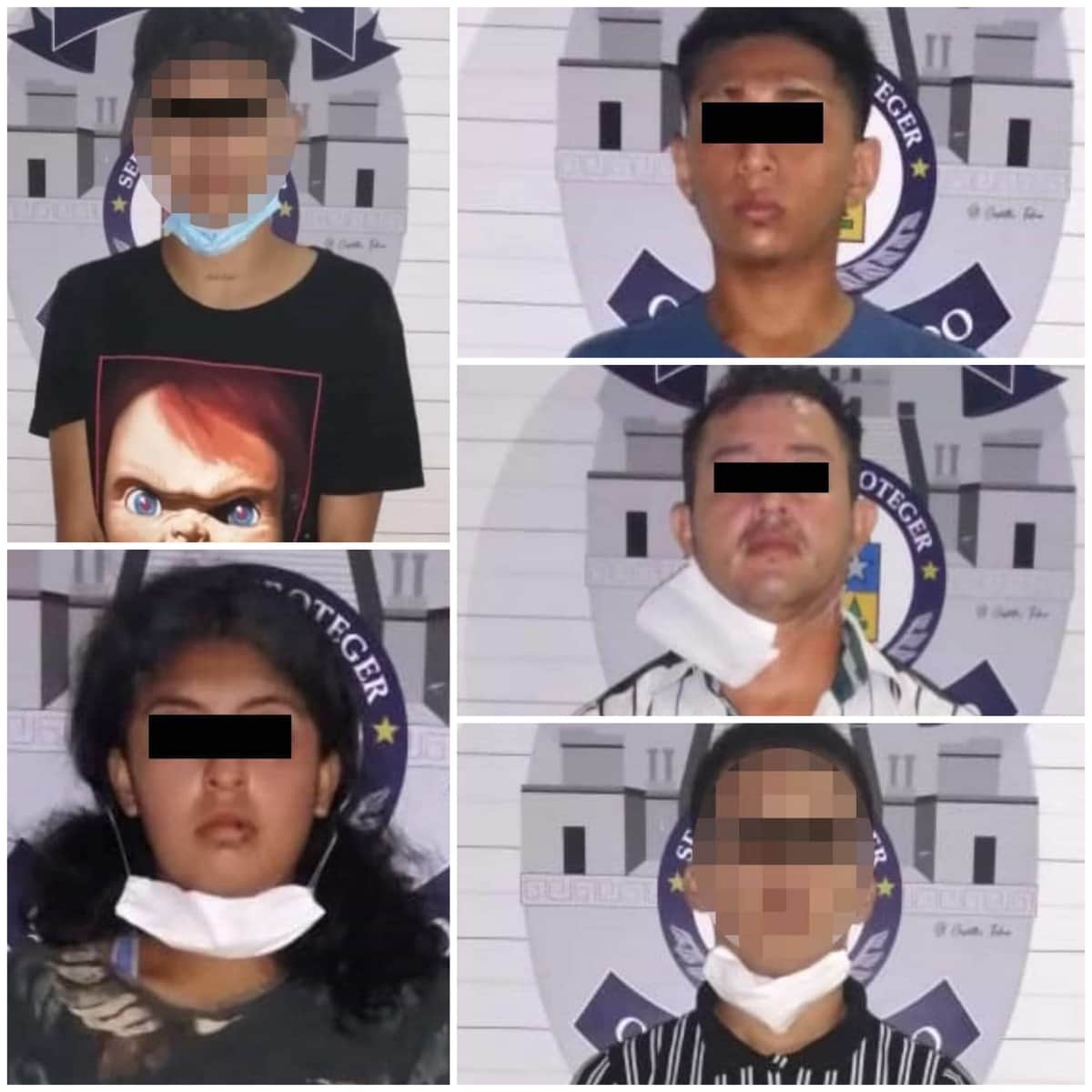 Detienen a 5 por robar casas en Cancún, dos de ellos menores de edad