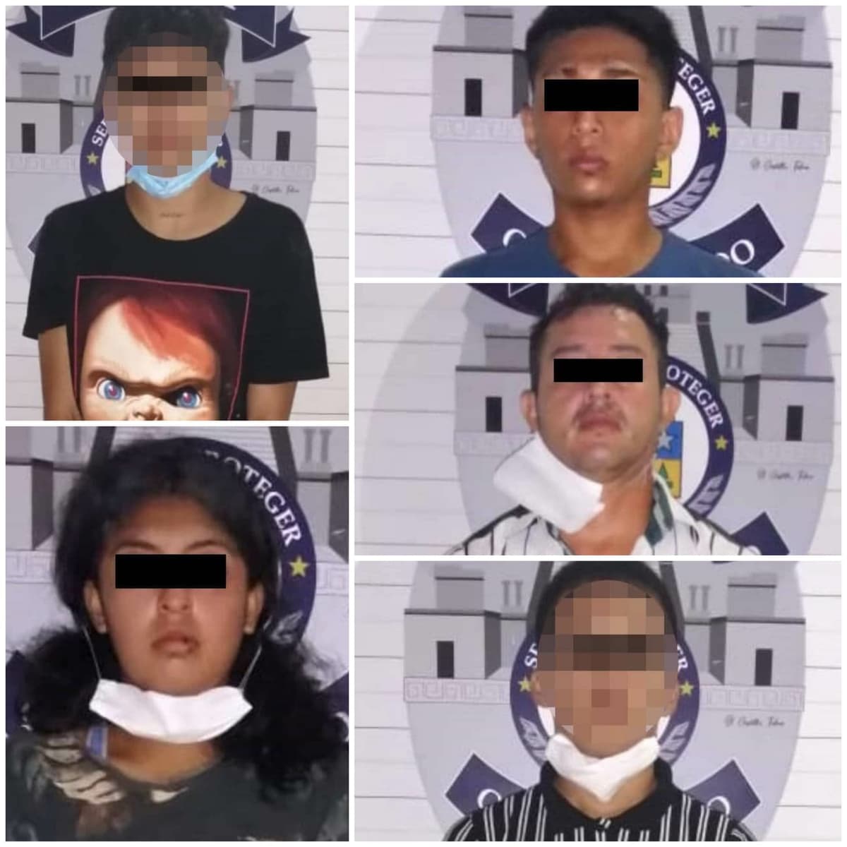 Detienen a 5 por robar casas en Cancún, dos de ellos menores de edad