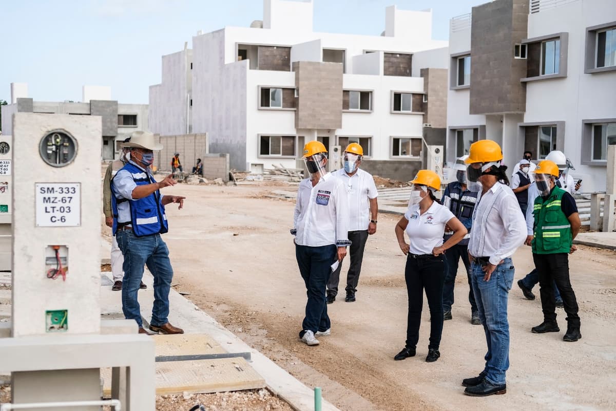 Supervisa Mara Lezama protocolos de higiene en la industria de la construcción