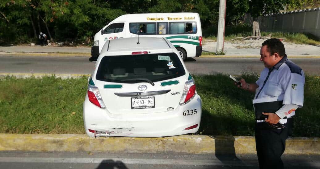 Mañana de choques en Cancún: se registran dos accidentes de tránsito