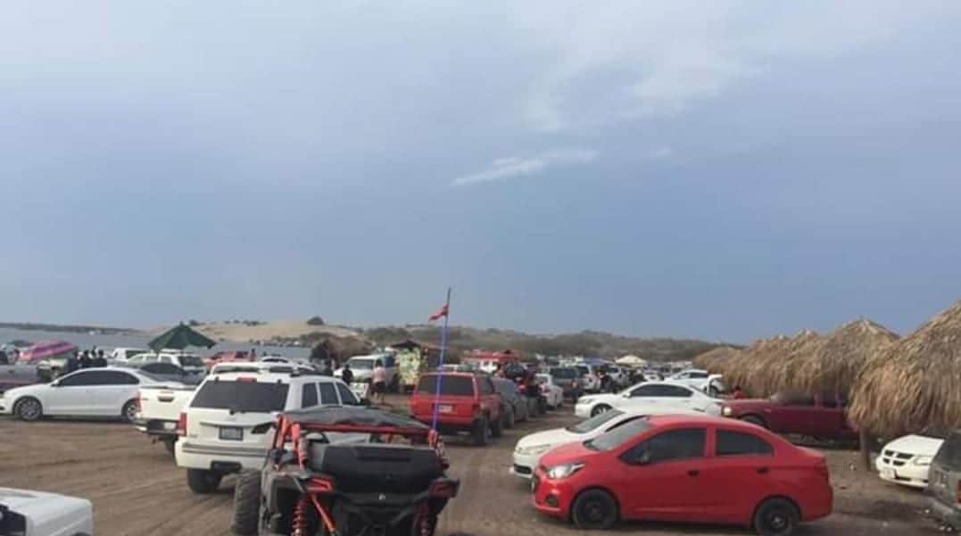 Video: Playas de Guasave, Sinaloa a reventar en plena pandemia