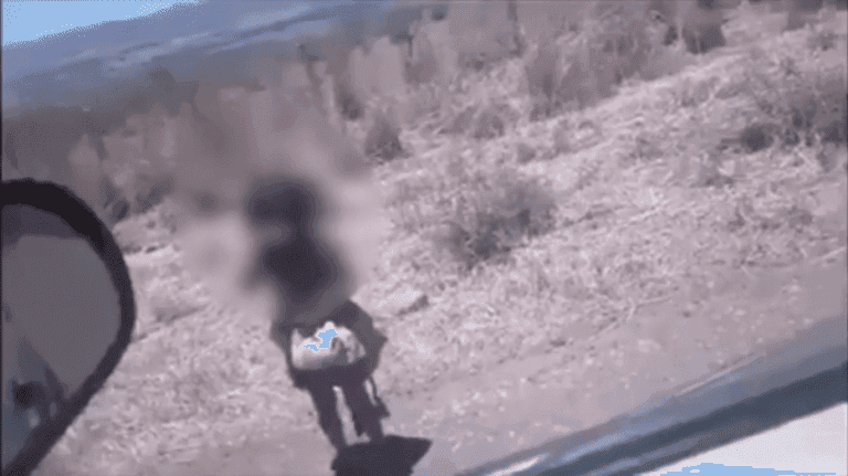 Abandonan a una niña de 5 años en una carretera en México