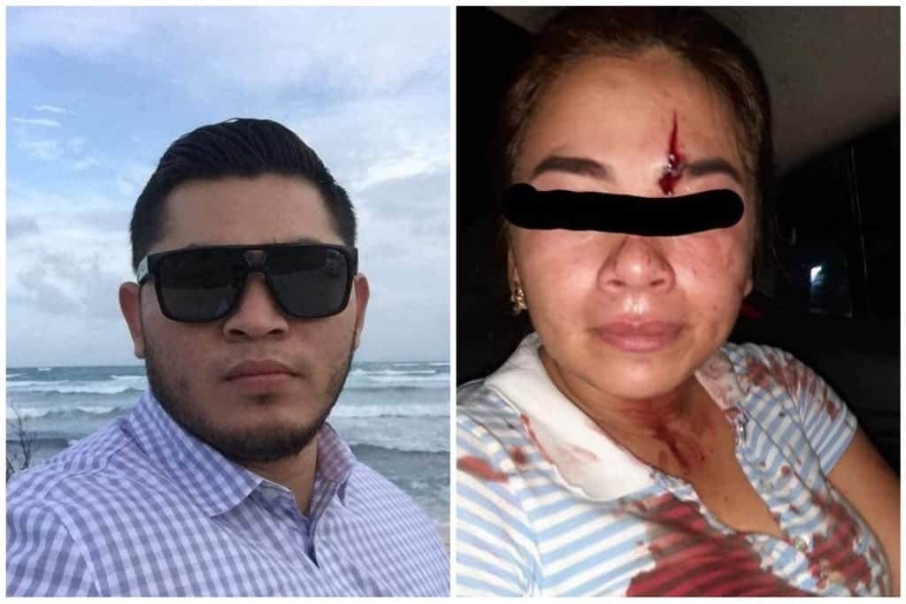 Policía ministerial "muele" a golpes a su pareja en Cancún