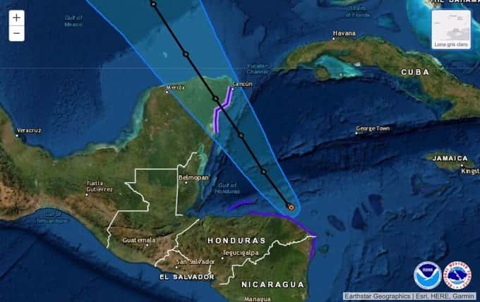 Emiten Alerta Amarilla para municipios del norte de Quintana Roo