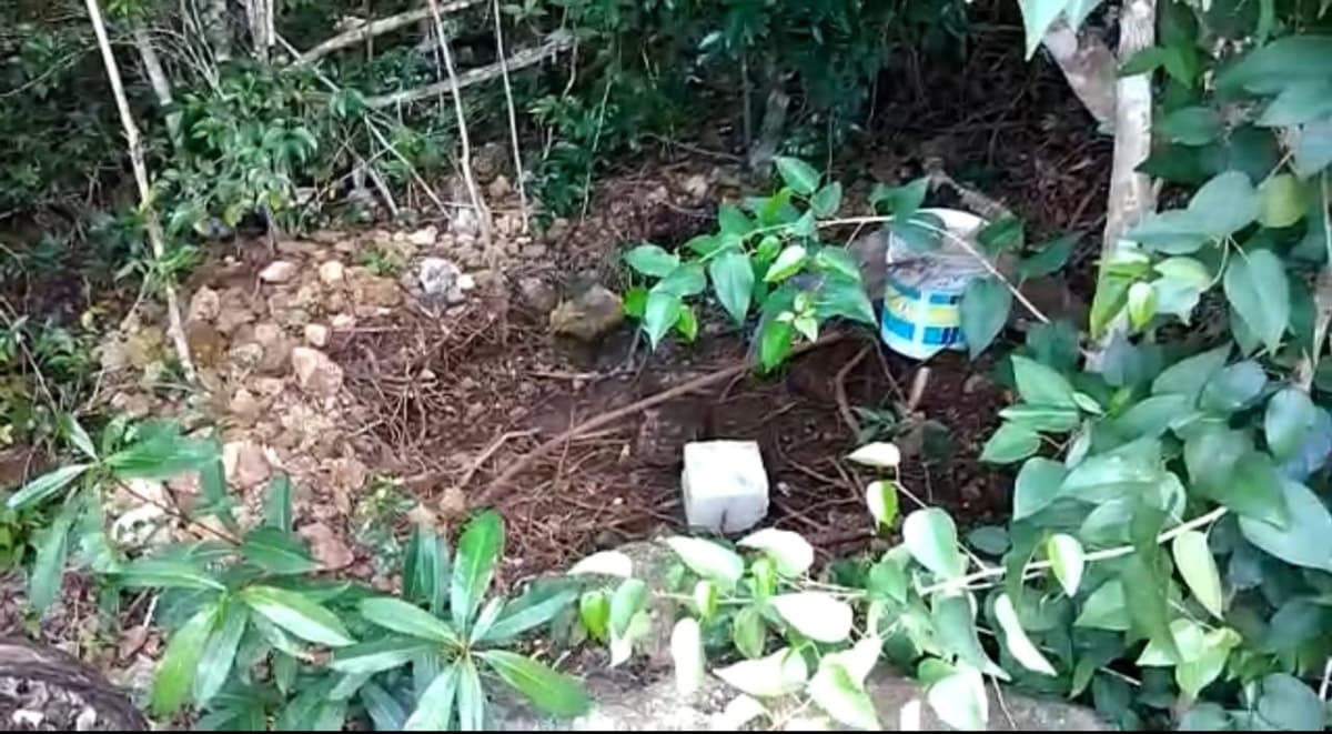 Denuncian maltrato infantil de un padrastro en Cozumel ¡Lo obligó a cavar su futura tumba!