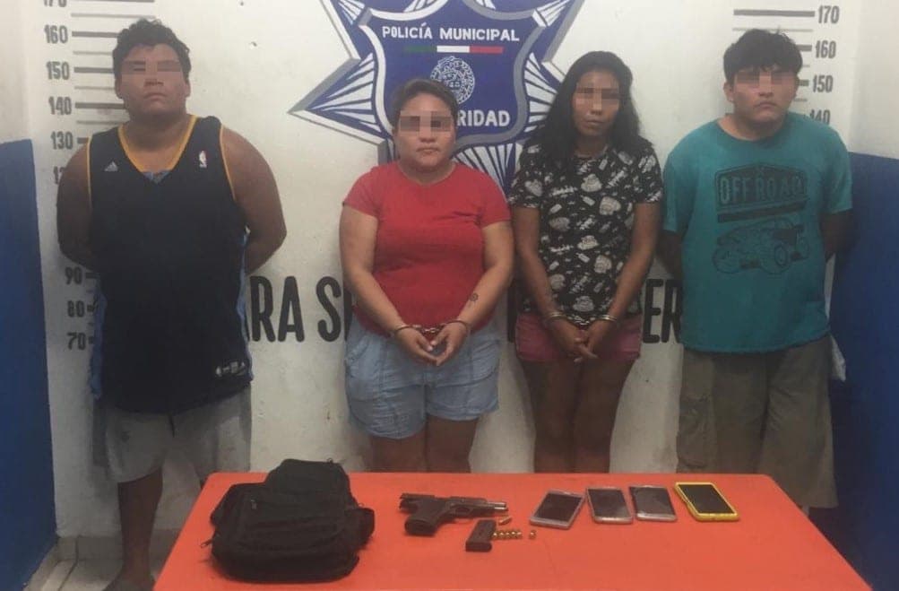 Estos son los asaltantes que agarraron en Villas del Sol