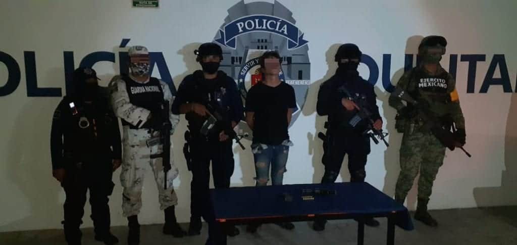 Detienen a joven de 20 años con un arma en InHouse de Playa del Carmen