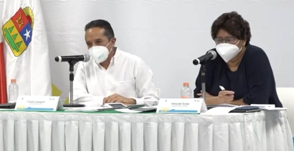 Anuncian Carlos Joaquín y Yohanet Torres austeridad ante recorte presupuestal