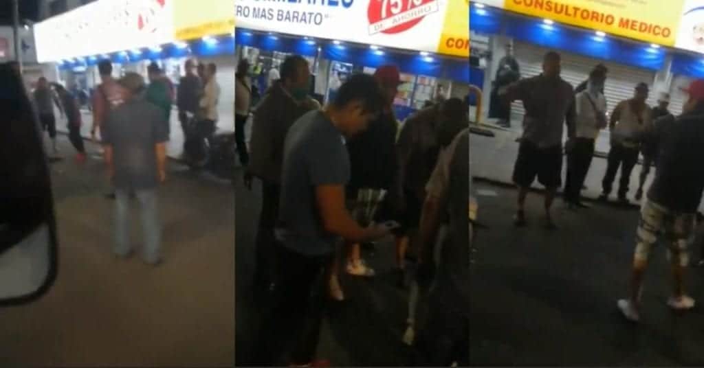 Video: Asaltante es golpeado por la gente afuera del Metro en el Edomex