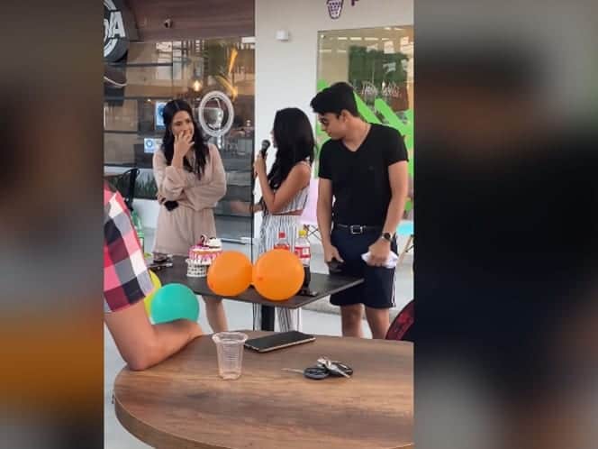 Video: Mujer hace fiesta para exhibir la infidelidad de su novio con su mejor amiga