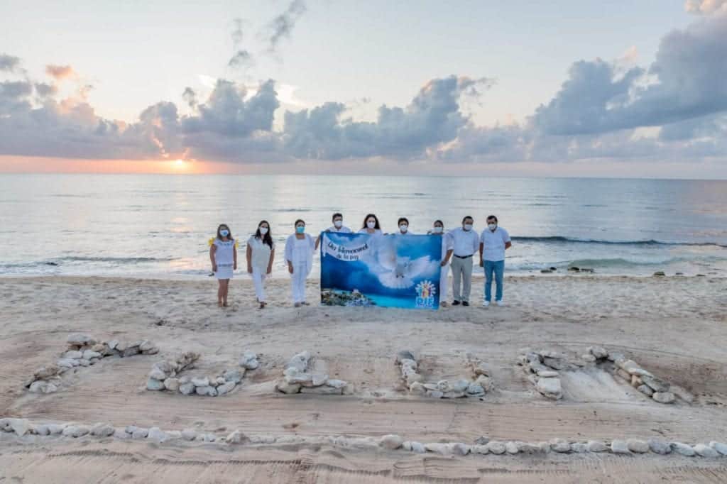 Celebran en Tulum el Día Internacional de la Paz con ceremonia maya