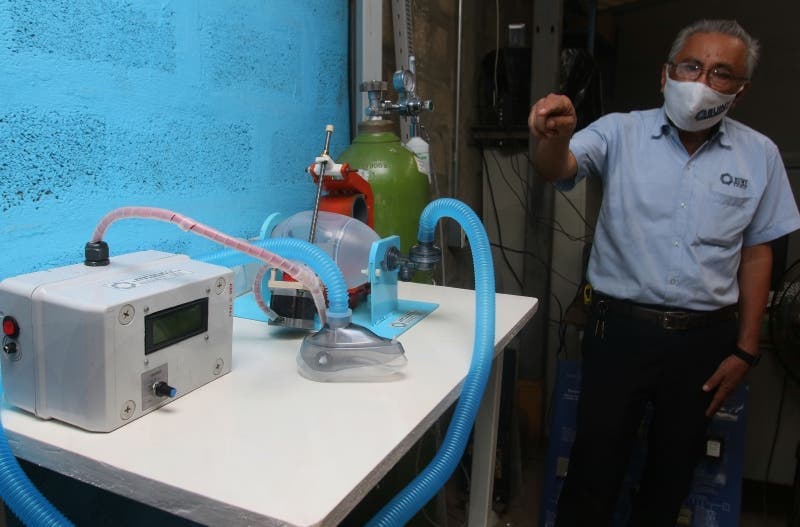 Yucatecos desarrollaron respirador automático de 18 mil pesos