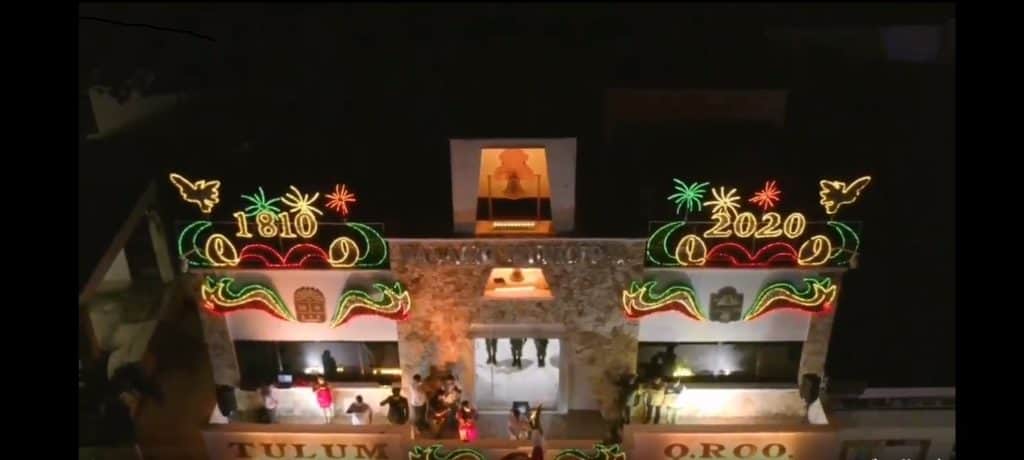Video: Así se vivió el Grito de Independencia en Tulum