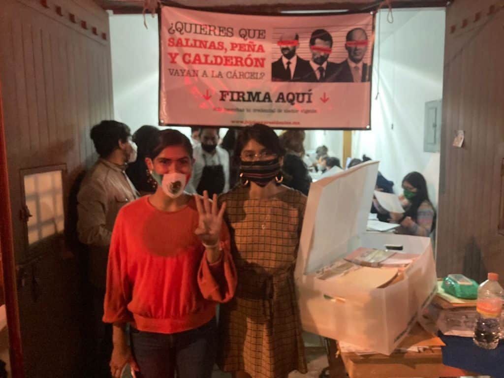 Quintana Roo aporta 30 mil firmas para que se haga consulta popular sobre el enjuiciamiento a ex presidentes