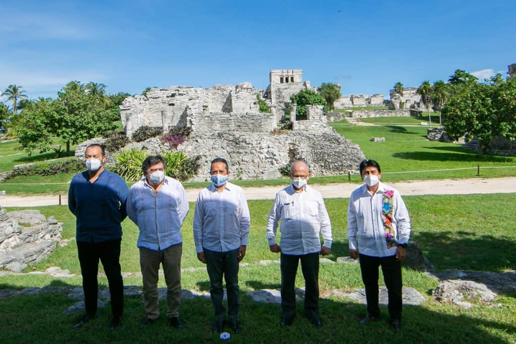 Con apoyo de Gobiernos Estatal y Municipal, reabren Zonas Arqueológicas de Tulum