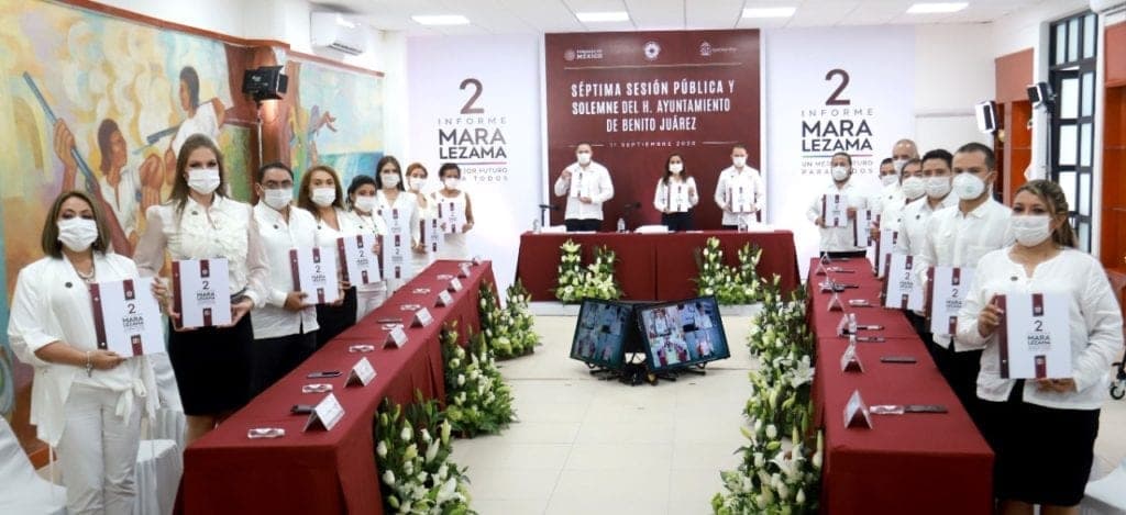 Entrega Mara Lezama Segundo Informe de Gobierno