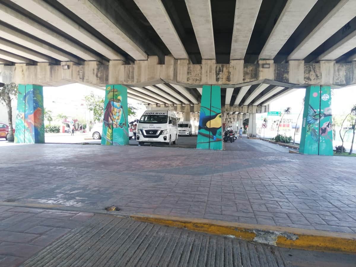 Colectivos foráneos permanecerán bajo puentes viales