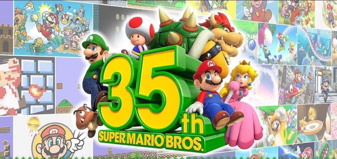 Video: Nintendo celebra los 35 años de Super Mario Bros