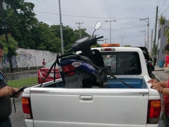 Recuperan una motocicleta con reporte de robo en Cozumel