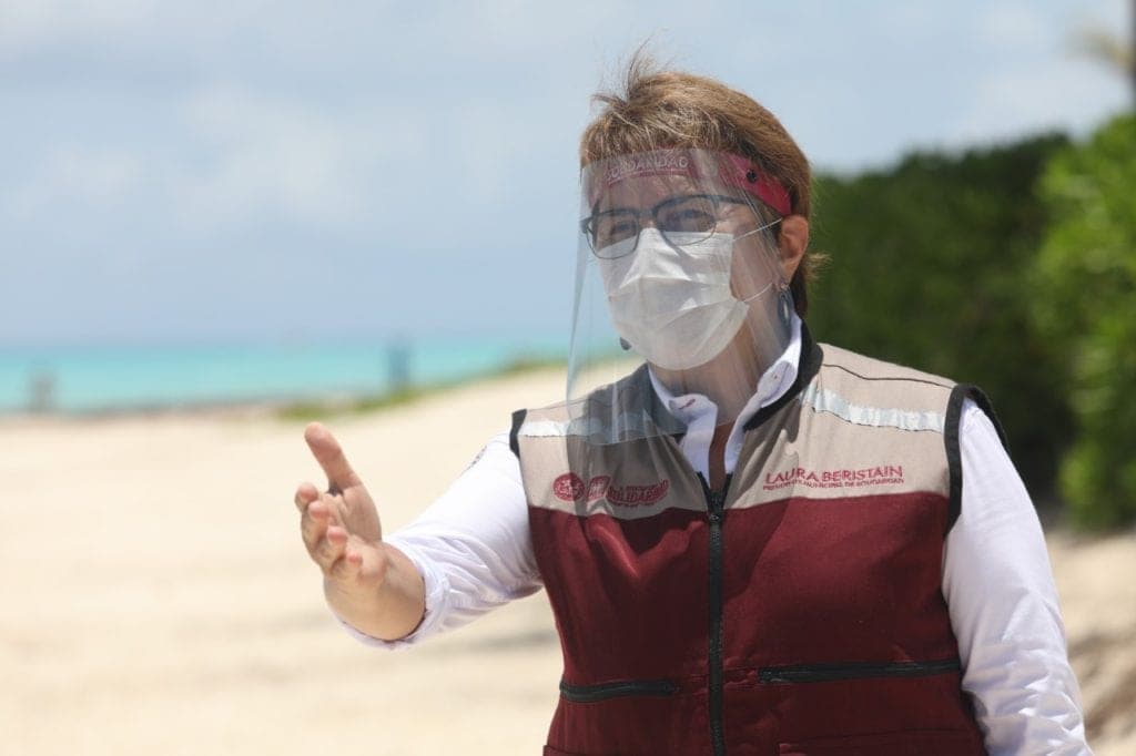 Laura Beristain, alcaldesa de Solidaridad da positivo a COVID-19