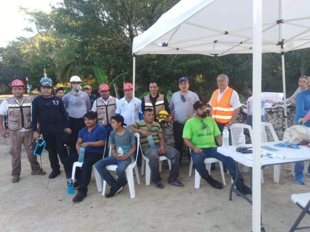 Rescatan a cuatro personas extraviadas en Tulum