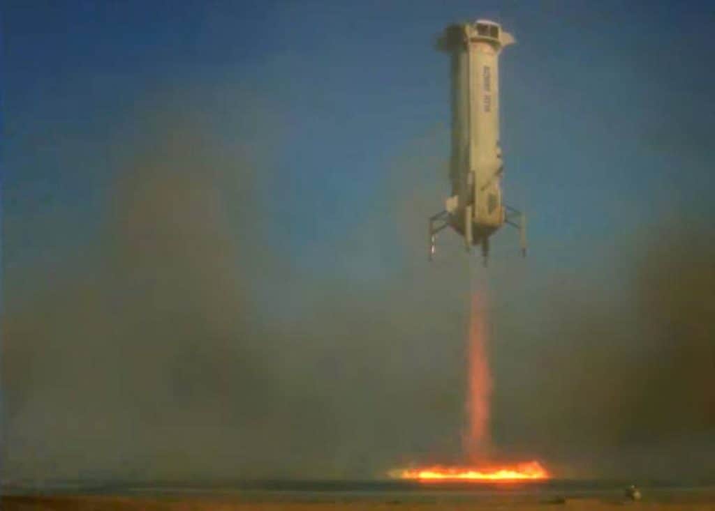 Video: Exitosa prueba de cohete para vuelos turísticos del dueño de Amazon