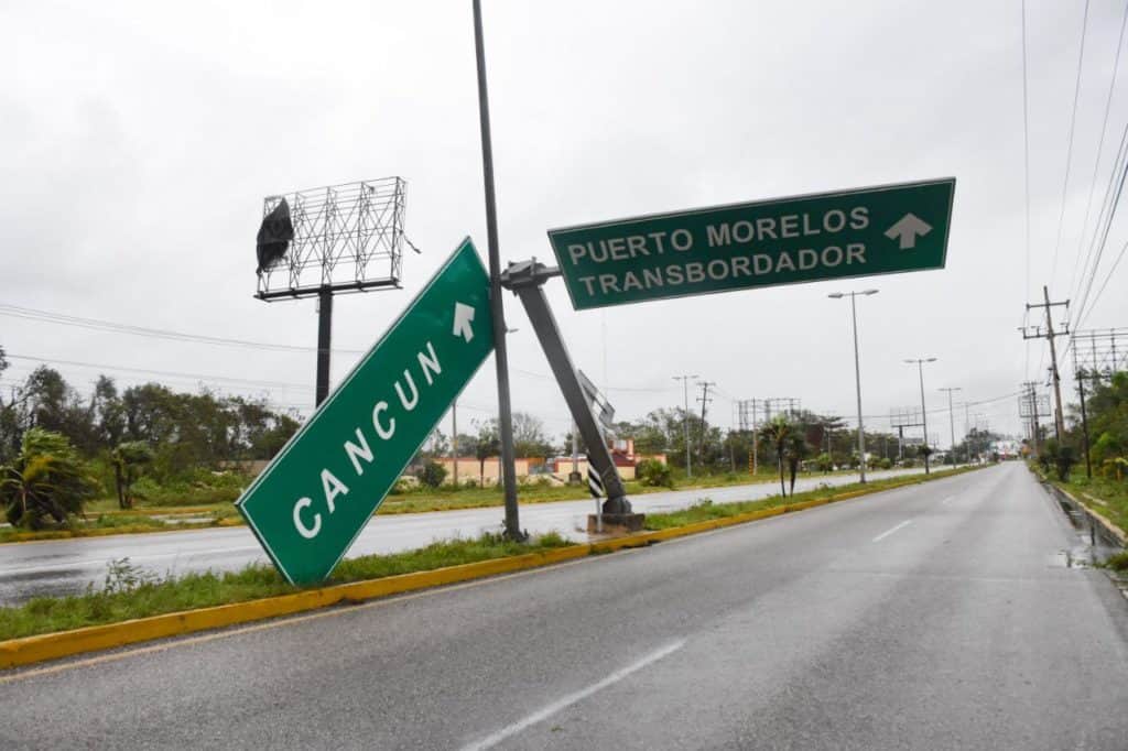 Reportan saldo blanco en Puerto Morelos tras paso de huracán "Delta"