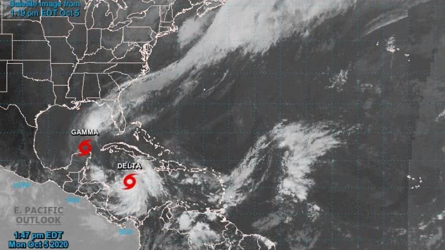 "Delta" se enfila hacia Quintana Roo; será huracán mayor