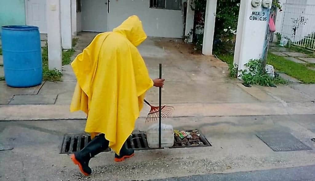 Toman en Puerto Morelos todas las medidas preventivas para afrontar días lluviosos