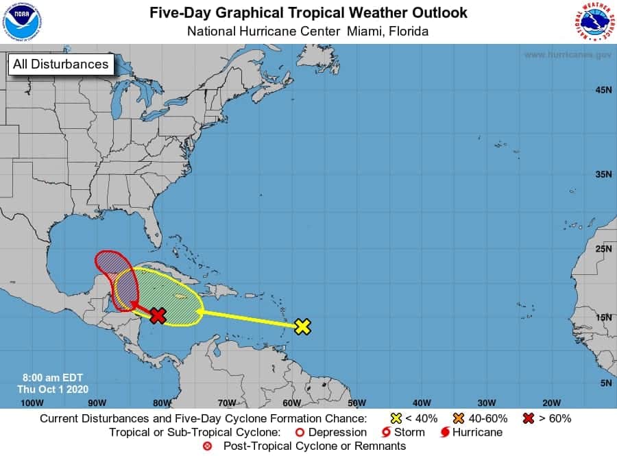 A punto de formarse, depresión tropical frente a Quintana Roo