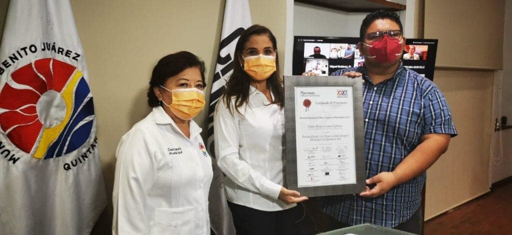 Obtiene Cancún Premio Nacional por Mejor Gestión Integral Municipal de Quintana Roo