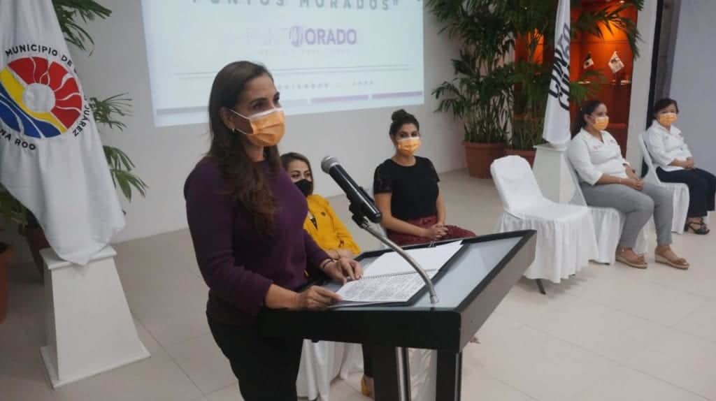 Inicia programa integral "Punto Morado" en BJ para detectar casos de violencia a la mujer