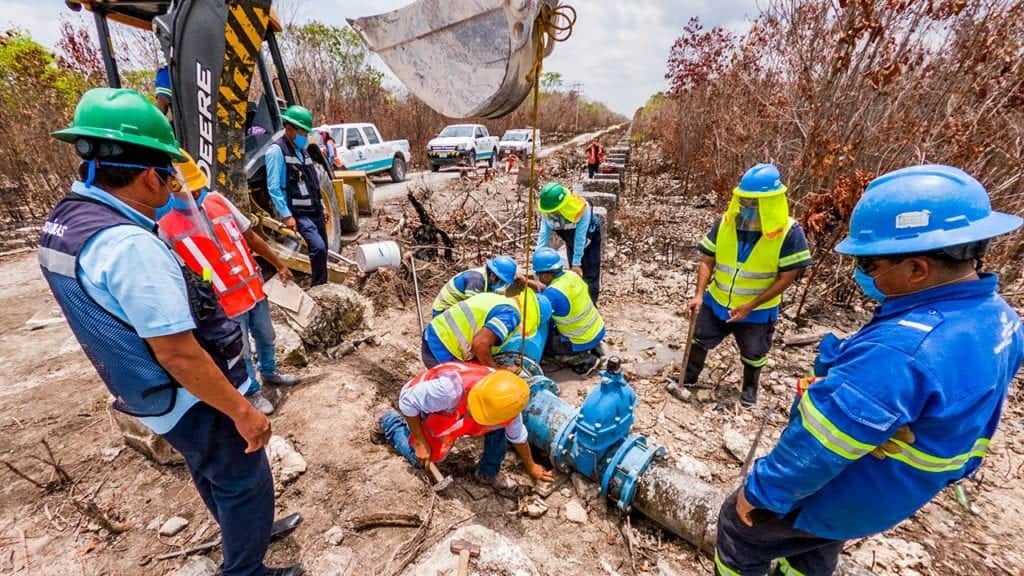 Aguakan cierra el 2020 con múltiples acciones en obras hidráulicas para los municipios concesionados