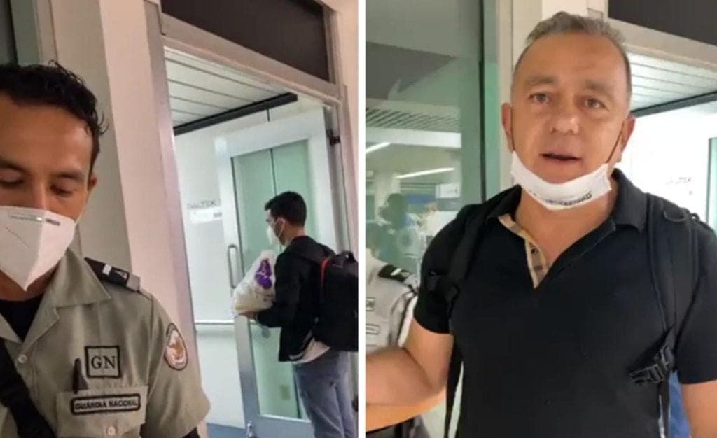 Detienen a Carlos Mimenza en aeropuerto de Mérida por el delito de extorsión