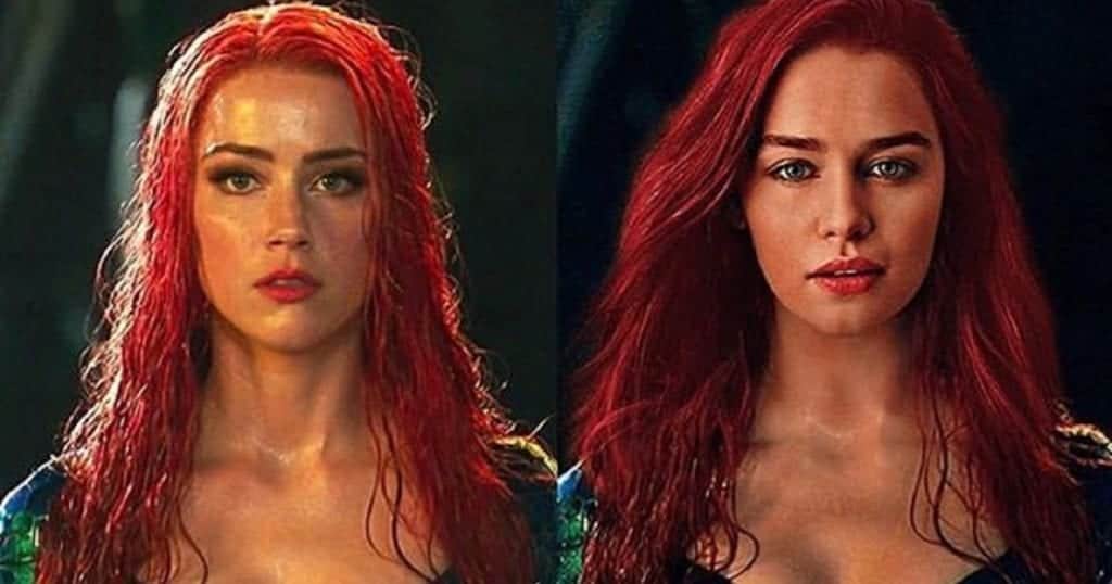 De esta forma luciría la actriz Emilia Clarke en “Aquaman 2” si sustituyera a Amber Heard