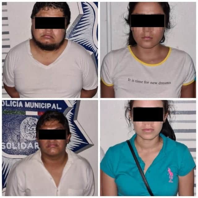Agarran a cuatro ladrones 'con las manos en la masa' en Playa del Carmen