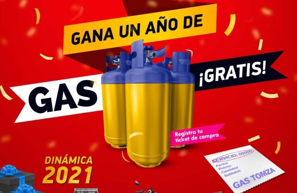 Gana un año de gas gratis con Tomza