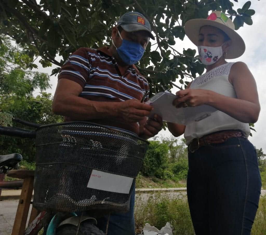 Hace Marybel campaña victimizando a quienes no pagan servicios
