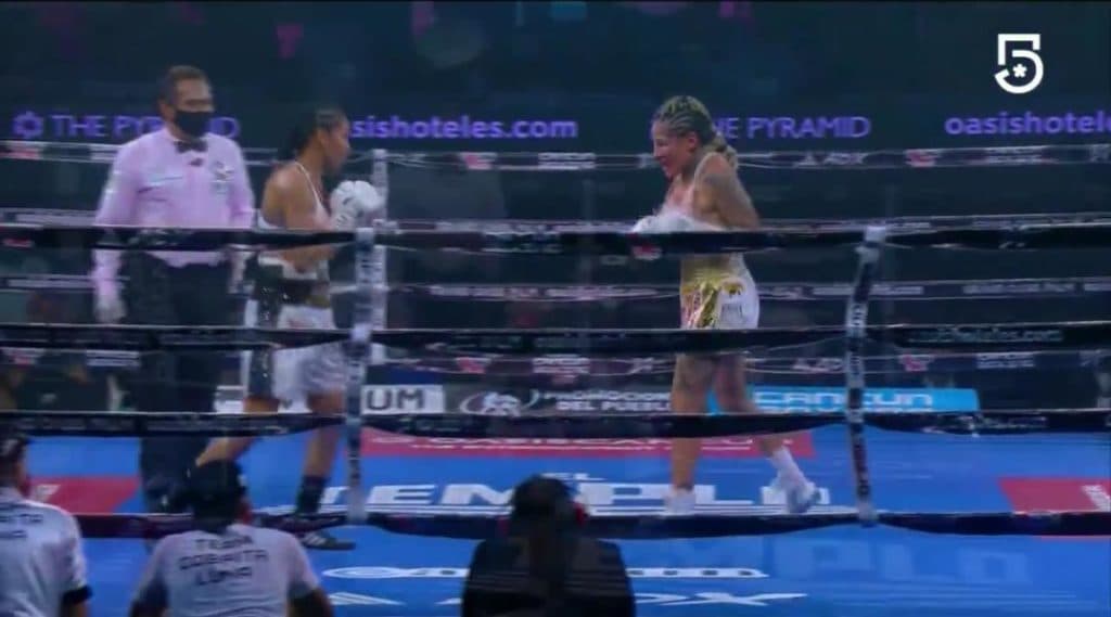 Video: Pierde la "Barby" Juárez su título en Cancún y acusa a su rival de tramposa