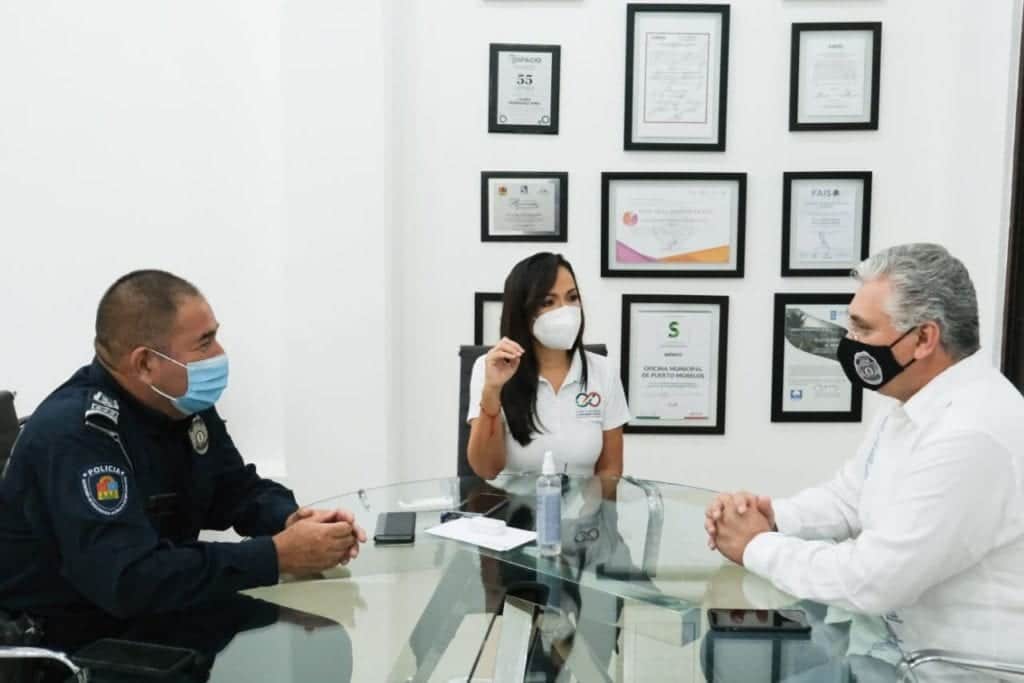 Reitera Puerto Morelos compromiso de trabajo con gobierno estatal en materia de seguridad