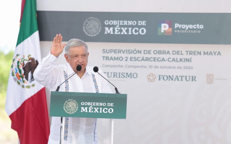 Pide AMLO a Grupo Carso acelerar obras del Tren Maya; “Tenemos poco tiempo", dice