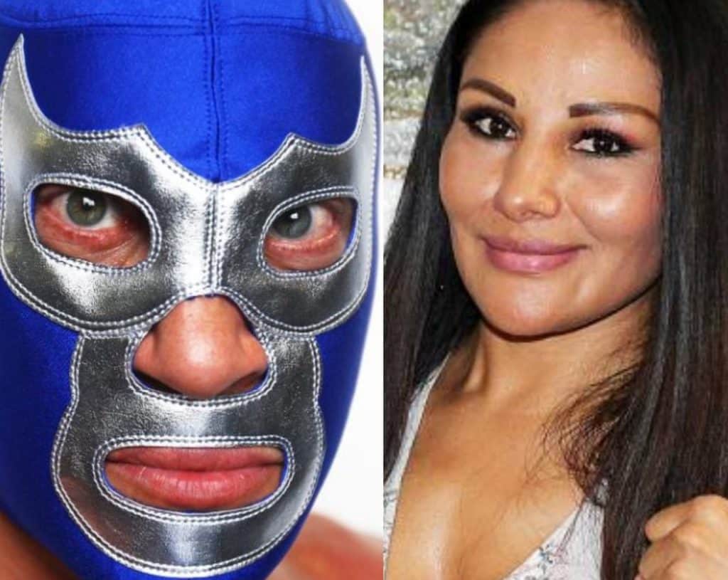 Blue Demon Jr. y la "Barby" Juárez, precandidatos de Redes Sociales Progresistas
