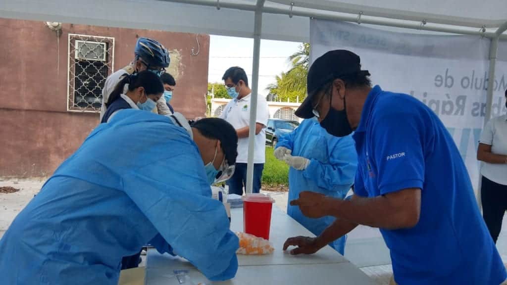 Inicia la aplicación de pruebas rápidas de Covid-19 en Chetumal