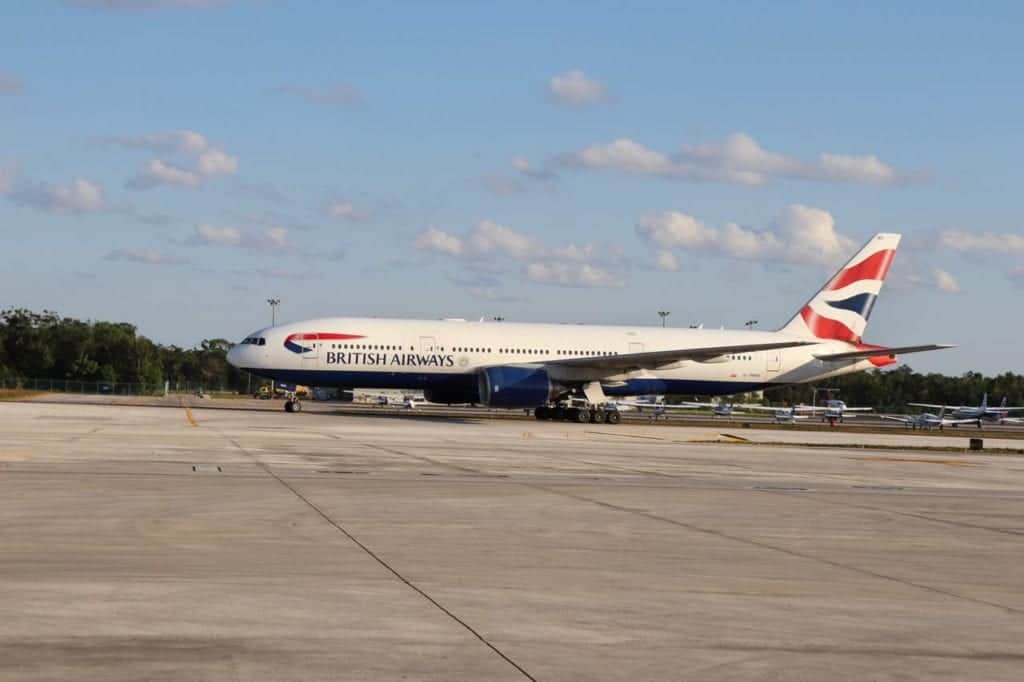 Reabre vuelo British Airways entre Londres y Cancún