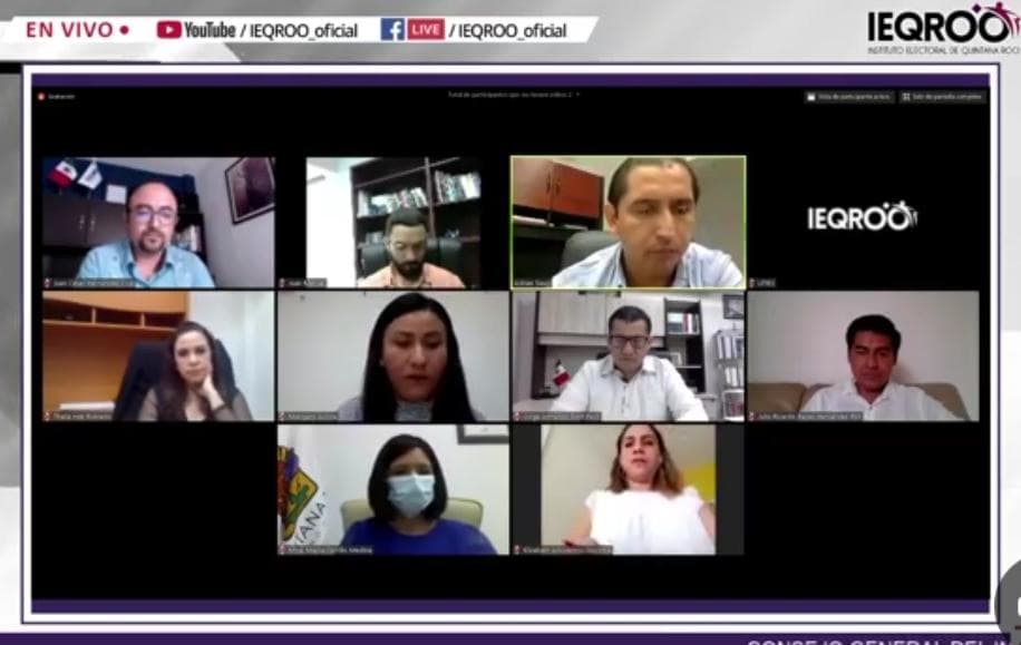 En ríspida sesión del Ieqroo, partidos critican "simulación" de consulta de Marybel Villegas