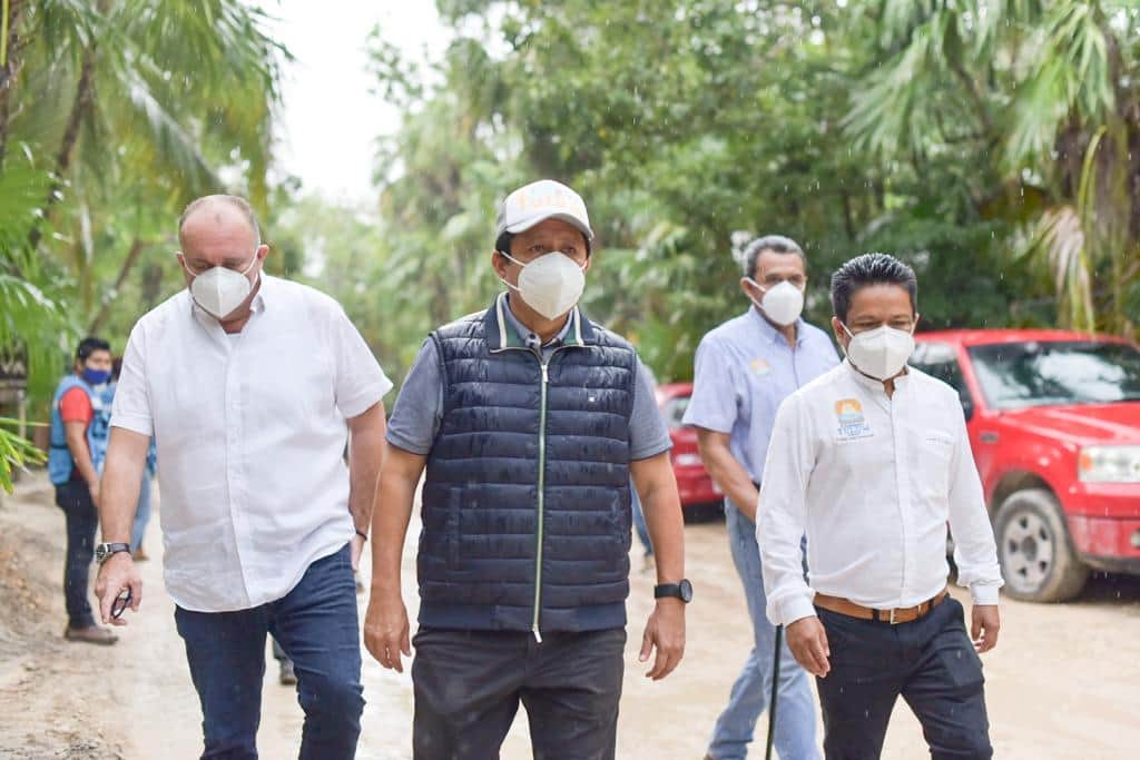 Pavimentarán Zona Costera de Tulum en horario nocturno