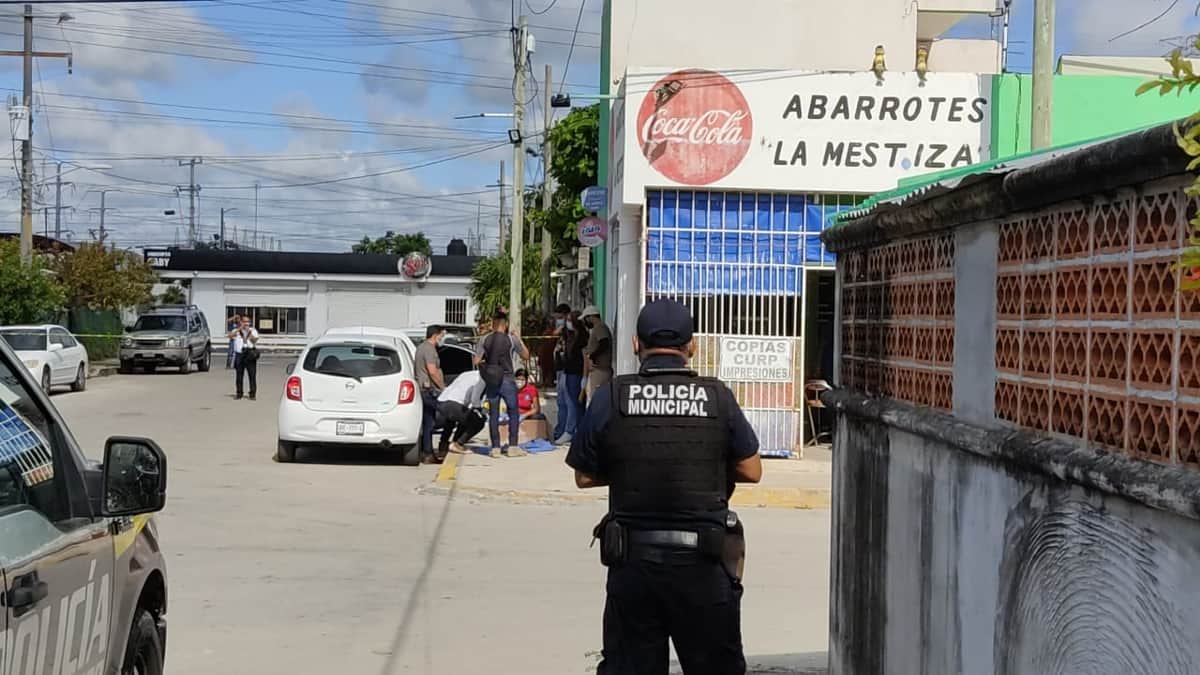 Aseguran vehículo que atacó a policías en Cancún